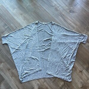 Cherish short sleeve grey marble sweater
